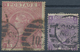 O Großbritannien: 1865/1935 (ca.), Used Assortment On Stockcards, Varied Condition, E.g. 16 Copies 4d. - Andere & Zonder Classificatie
