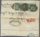Brfst Großbritannien: 1865/1869, Assortment Of 74 Fronts/large Fragments Each Franked With 84 Copies 1s. G - Other & Unclassified