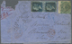 Brfst Großbritannien: 1865/1869, Assortment Of 74 Fronts/large Fragments Each Franked With 84 Copies 1s. G - Other & Unclassified