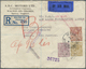 Delcampe - Br Großbritannien: 1926/1944, Lot Of Four Airmail Covers (plus One Front), Only Better Items (single Lo - Other & Unclassified