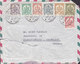 Libya Air Mail TRIPOLI 1957 Cover Brief CHARLOTTENLUND Denmark 7-Colour Franking (Note : Condition !!) (2 Scans) - Libië