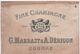 Carte Commerciale/ Cognac Fine Champagne/ G Marrast & A Dérigon/ Représentant/ ANGOULEME/ Vers 1900              OEN1 - Alcoholes