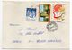 Roumanie-1986-Lettre De CLUJ-NAPOCA Pour ASNIERES-92(France) -timbres JO Los Angeles (canoe-halthérophilie.)-cachet CLUJ - Brieven En Documenten