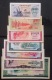 Full Set 7 Cambodia Cambodge Pol Pot Khmer Rouge Regime Banknotes 1975 - P#18-24 - Cambodia