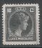 Luxembourg 1944. Scott #219 (MH) Grand Duchess Charlotte - 1944 Charlotte Right-hand Side