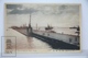 Old Postcard Japan - Pier Of Harbour Work. Osaka  - Posted 1915 - Osaka