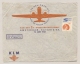 Nederland - 1935 - 36 Cent Fotomontage Zegel Ongebruikt Op Speciale KLM Envelop - Brieven En Documenten