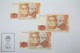 Spain/ España 200 Pesetas/ Ptas Spanish Banknotes, Correlative Trio - Issued 1980 - UNC Quality - [ 4] 1975-… : Juan Carlos I