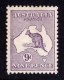 Australia 1913 Kangaroo 9d Violet 1st Watermark MH - Listed Variety - Nuovi
