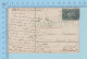 IIIe Centenaire De Quebec, 2 X Timbre #97 Cartier Et Champlain, Un Sur Chaque Bord De La Carte - Lettres & Documents