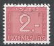 Luxembourg 1946. Scott #J32 (U) Numeral Of Value - Taxes