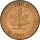 Monnaie, République Fédérale Allemande, 2 Pfennig, 1981, Hambourg, TTB - 2 Pfennig
