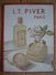 Originale Ancienne  Plaque Publicitaire En Carton L.T. PIVER Paris - Poudre Et Lotion POMPEIA - 21 X 27,5 Cm - Plaques En Carton