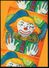 GA Dänemark Ganzsache 2002 - Postkarte MiNr P 323 Motiv 04 - Mint - Zirkus Clown - Entiers Postaux