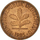Monnaie, République Fédérale Allemande, Pfennig, 1985, Hambourg, TTB, Copper - 1 Pfennig