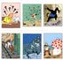 TINTIN  HERGE   -  LOT 10 CARTES  EDITIONS HERGE MOULINSART - Hergé