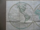 Mappemonde Historique Mappamondo Geografia Viaggi Impr. Didot 1808 Navigatori - Altri & Non Classificati