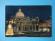 Vaticano - Roma - Piazza S San Pietro - Notturno - Viaggiata 1979 - Vatican