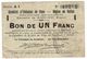 Billet Nécessité Chambre Commerce Bon Syndicat  De RETHEL  12-7-1916 - Bonds & Basic Needs