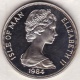 Isle Of Man . 1 Crown 1984 Proof, Olympiad Los Angeles. RUNNERS , En Argent - Eiland Man