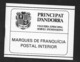 ANDORRA FRANQUICIA POSTAL INTERIOR. MNH** BOOKLET. - Viguerie Episcopale