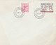 1964 BELGIUM COVER FENCING Sport CONFERIE ST MICHEL GILDE, Stamps EVENt Pmk ARTS MENAGERS CHARLEROI - Esgrima