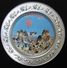 AC - NEVSEHIR CAPPADOCIA BALLOON, HORSES, MOUNT BIKING ILLUSTRATED SOUVENIR METAL PLATE - Autres & Non Classés