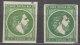 Spain Carlist 1873 Mi#3 Two Examples, MNG - Carlists