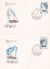 Russia 1978 Olympic Sports, Sailing Regatta Set 5 + Miniature Sheet FDCs - Autres & Non Classés