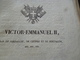 Savoie Haute Savoie Victore Emmanuel II Roi Sardaigne, Chypre, Jérusalem...maladie Du Roi Pourvoir 21/05/1849 - Gesetze & Erlasse