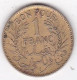 Protectorat Français Bon Pour 1 Franc 1945 – AH 1364 En Bronze-aluminium , Lec# 245 - Tunisie
