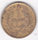 Protectorat Français Bon Pour 1 Franc 1945 – AH 1364 En Bronze-aluminium , Lec# 245 - Tunisia