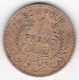 Protectorat Français Bon Pour 1 Franc 1945 – AH 1364 En Bronze-aluminium , Lec# 245 - Tunisia