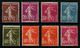 FRANCE -  YT 189 à 196 ** - SERIE COMPLETE 8 TIMBRES NEUFS ** - Ongebruikt