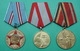 SOWIET UNION CCCP LOT OF 3 MEDALS - Russie