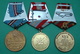 SOWIET UNION CCCP LOT OF 3 MEDALS - Russie