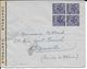 ALGERIE - 1941 - BLOC De 4 Sur ENVELOPPE De MILA (CONSTANTINE) Avec CENSURE => MARSEILLE - Covers & Documents