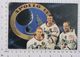 APOLLO 14 CREW (ALAN SHEPARD STUART ROSSA EDGAR MITCHELL) - Vintage PHOTO POSTCARD (AT-36) - Astronomy