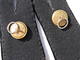 Delcampe - RARE PAIRE EPAULETTES OFFICIER MARINE FRANCE FABRICATION U.S.A. W.W.2  + BOITE NEW YORK - Uniforms