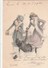 CPA  ILLUSTRATEUR BRAUN JEUNES FILLES  PATINAGE  1901 - Braun, W.