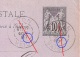 Première Date Répertoriée DAGUIN R/84m, LYON VAISE Sur ENTIER SAGE Pour ST CLAUDE. 17 SEPT 87. - 1877-1920: Periodo Semi Moderno