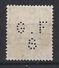 GB 1941  KG VI 1d (o) SG.486. Mi.222. (perfin.G.F S) - Perfins