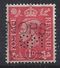 GB 1941  KG VI. 1d (o) SG.486. Mi.222. (perfin.GM) - Perfins