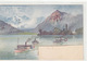 Regen Am Thunersee - Berggesichter  - Sign. Schlemo - 1898     (P-89-00924) - Otros & Sin Clasificación