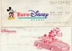 DISNEY - Lot De 8 Tickets D'entrée à DISNEYLAND Paris - Tickets D'entrée