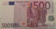 500 Euro Bank Note Uncirculated Serial N - 500 Euro