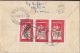 65800- 1907 PEASANT UPRISING ANNIVERSARY, STAMPS ON COVER, 1952, ROMANIA - Storia Postale