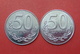 ALBANIA 2 X 50 LEKE 2000, UNC - Albanie