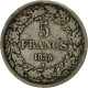 Monnaie, Belgique, Leopold I, 5 Francs, 5 Frank, 1835, Bruxelles, TB, Argent - 5 Francs