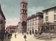 Italie Assise Temple De Minerve Place Et Fontaine Ancienne Photo Alinari Couleur 1900 - Other & Unclassified